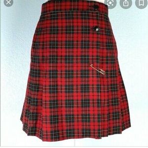 Vintage 90s Tracy Evans plaid skirt